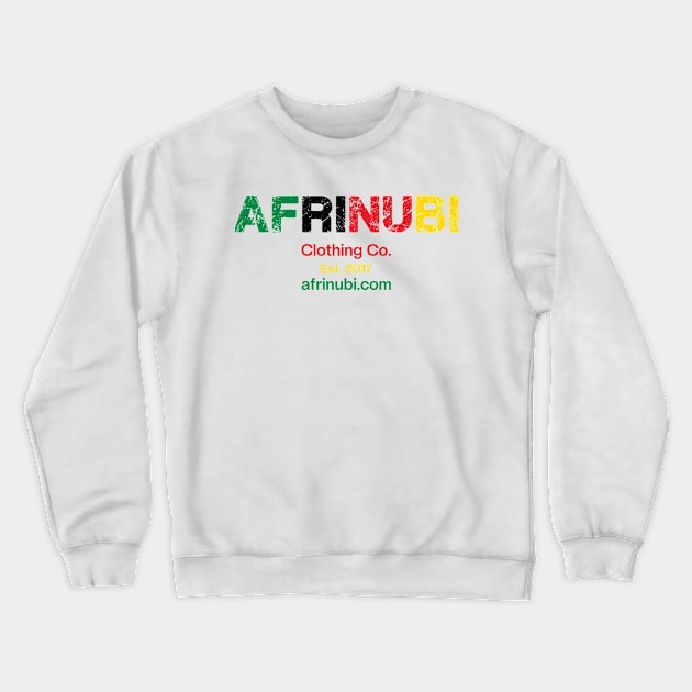 Afrinubi Clothing Company Est. 2017 Crewneck Sweatshirt by Afrinubi™